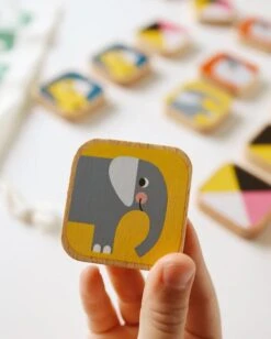 Petit Monkey Animal Memo 2 Jr+ -Speelgoed Serie Winkel woodenmemogame3